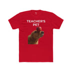 Teacher's Pet T-Shirt — Cute Dog Balancing Apple Tee for Teachers & Students