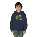 Youth Christmas Hoodie "67 Merry Christmas" Cute Santa Puppy Design