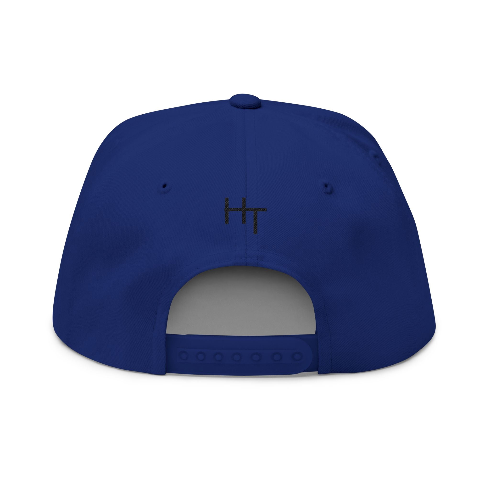 Minimalist Flat Bill Cap – Embroidered Logo