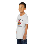 Youth Tee - "Meow-y Christmas" Cute Cat Kids Holiday T-Shirt
