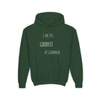 Youth Hoodie – “I Am the Goodest at Grammar” Funny Kids Sweatshirt