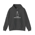 I Love Homeschooling Adult Hoodie — Minimal Heart Finger Design for Homeschool Students/Parents