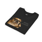 Youth Tee — Funny Bulldog Graphic “mmm, actually” Kids Shirt