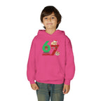 Youth Christmas Hoodie "67 Merry Christmas" Cute Santa Puppy Design