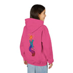 Youth Hoodie — Colorful Fire-Breathing Dragon Graphic