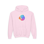 Youth Hoodie — Colorful Fire-Breathing Dragon Graphic