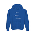 Youth Hoodie – “I Am the Goodest at Grammar” Funny Kids Sweatshirt
