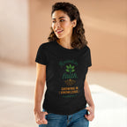 Rooted in Faith Women's Tee — "Growing in Knowledge" Colossians 2:7 Christian T-Shirt