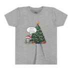 Youth Tee — "Have a Meowy Christmas" Cat & Christmas Tree Holiday Shirt