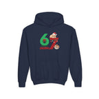 Youth Christmas Hoodie "67 Merry Christmas" Cute Santa Puppy Design