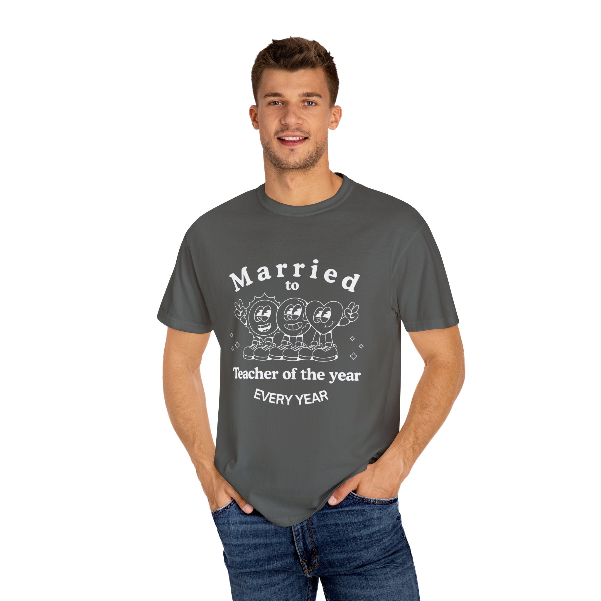 Married to Teacher of the Year T-Shirt — Funny Homeschool dad shirt