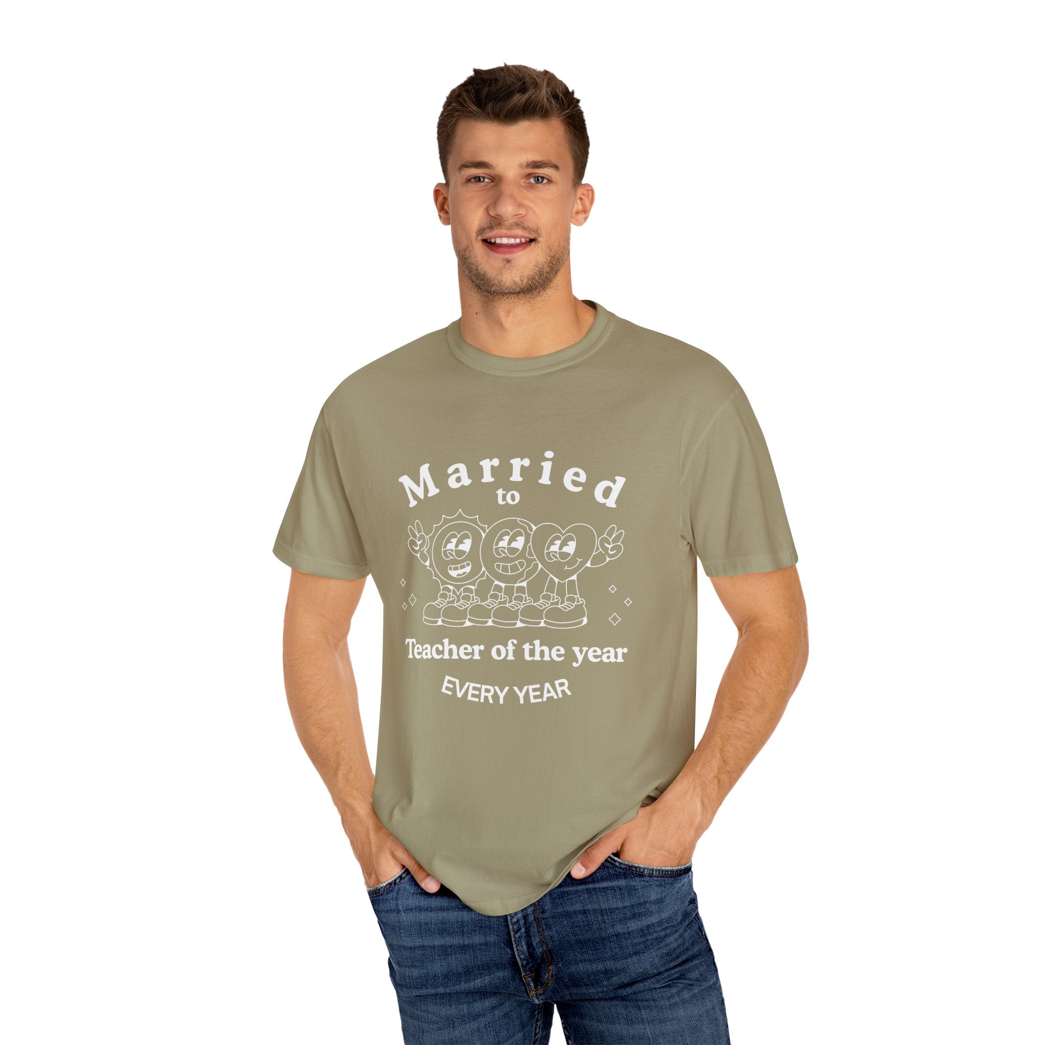 Married to Teacher of the Year T-Shirt — Funny Homeschool dad shirt