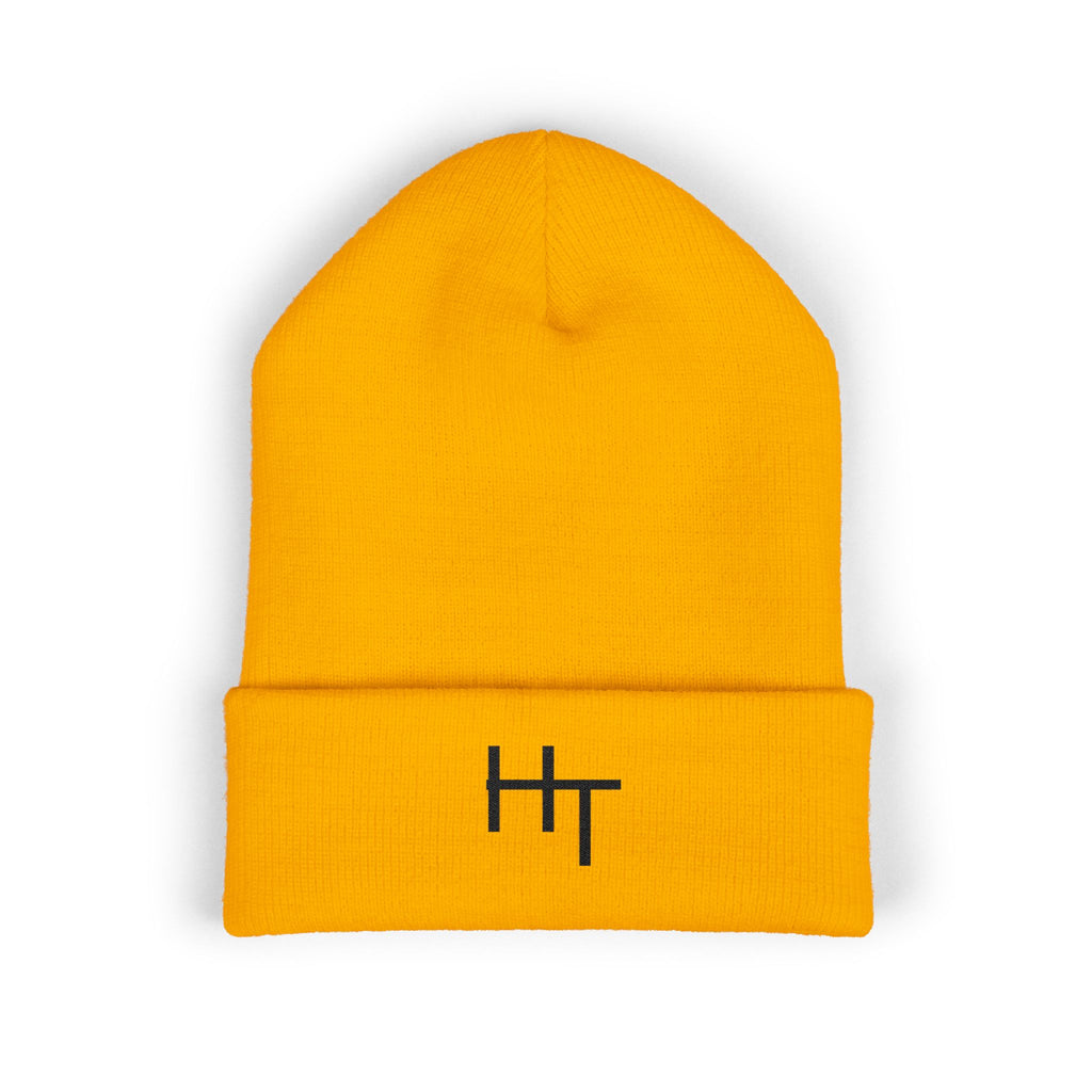 Minimalist Cuffed Beanie w/Embroidered logo