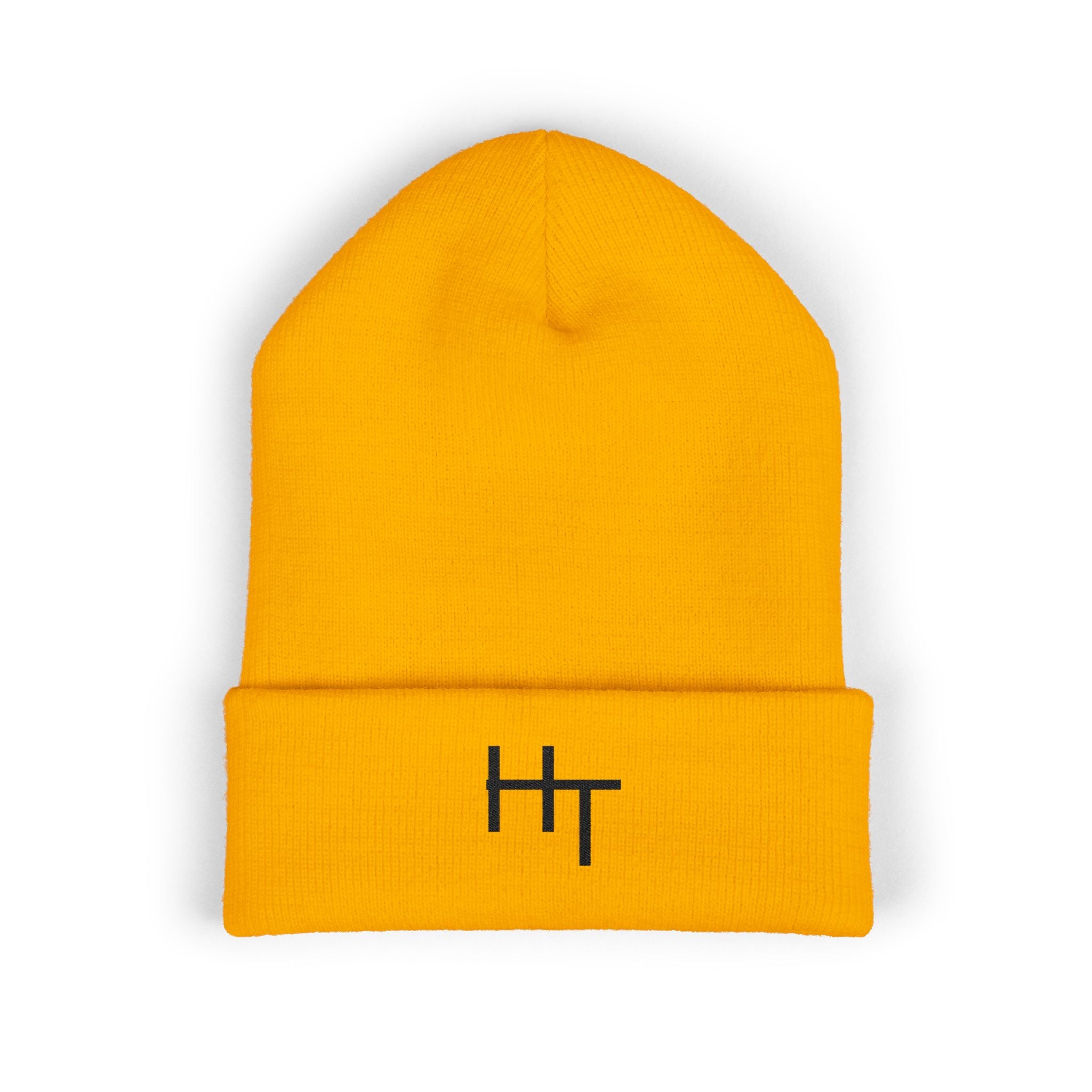 Minimalist Cuffed Beanie w/Embroidered logo