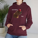 Teacher’s Pet Hoodie – Funny Dog with Apple Design