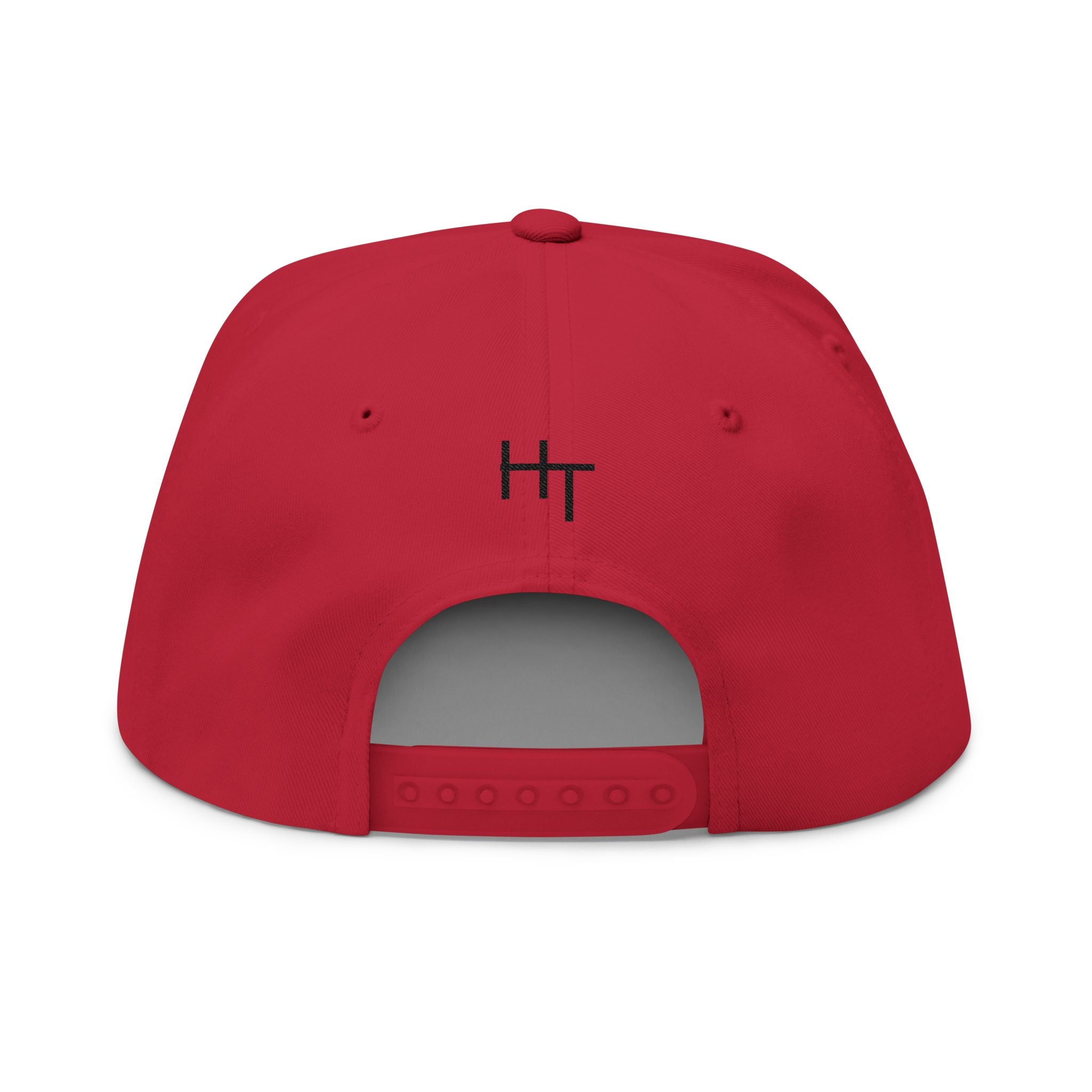 Minimalist Flat Bill Cap – Embroidered Logo