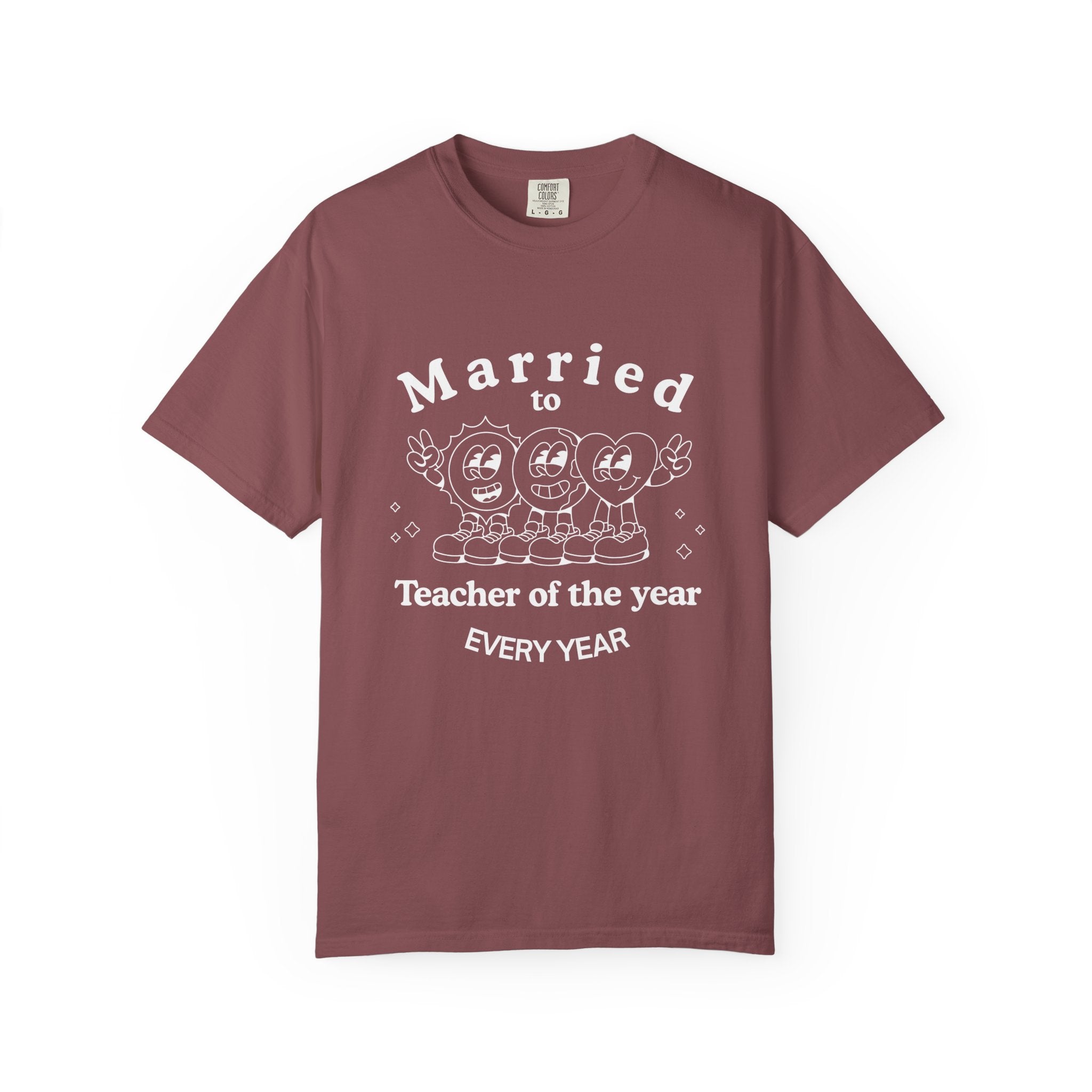 Married to Teacher of the Year T-Shirt — Funny Homeschool dad shirt