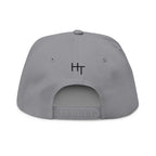 Minimalist Flat Bill Cap – Embroidered Logo