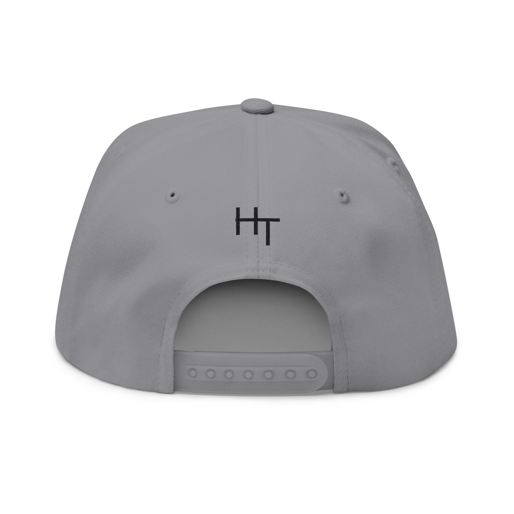 Minimalist Flat Bill Cap – Embroidered Logo