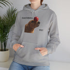 Teacher’s Pet Hoodie – Funny Dog with Apple Design