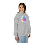 Youth Hoodie — Colorful Fire-Breathing Dragon Graphic