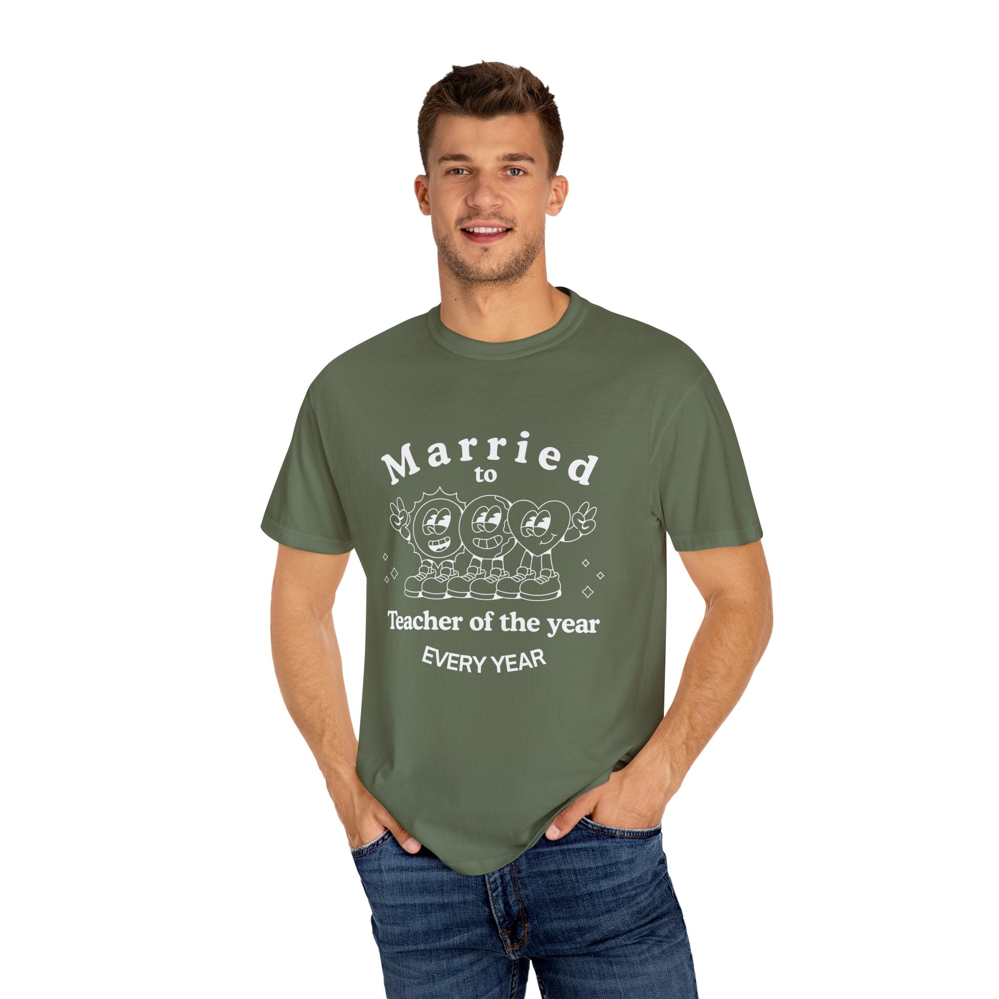 Married to Teacher of the Year T-Shirt — Funny Homeschool dad shirt