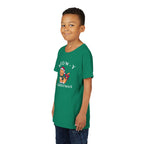 Youth Tee - "Meow-y Christmas" Cute Cat Kids Holiday T-Shirt
