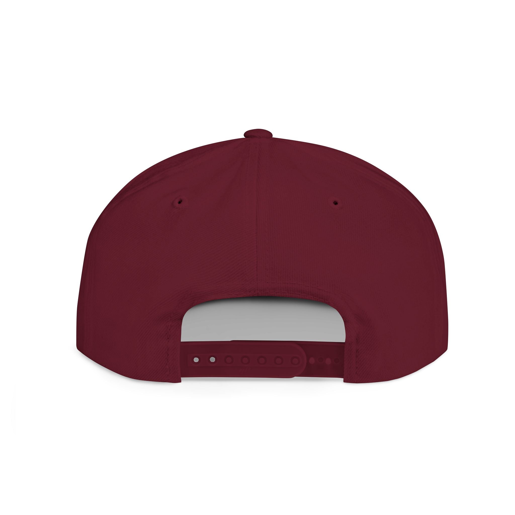 Utah Homeschool Flat Bill Snapback Hat (WHITE embroidery)