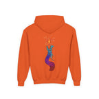 Youth Hoodie — Colorful Fire-Breathing Dragon Graphic