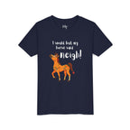 Youth Tee - 'I Would But My Horse Said Neigh' Cute Ornamental Horse