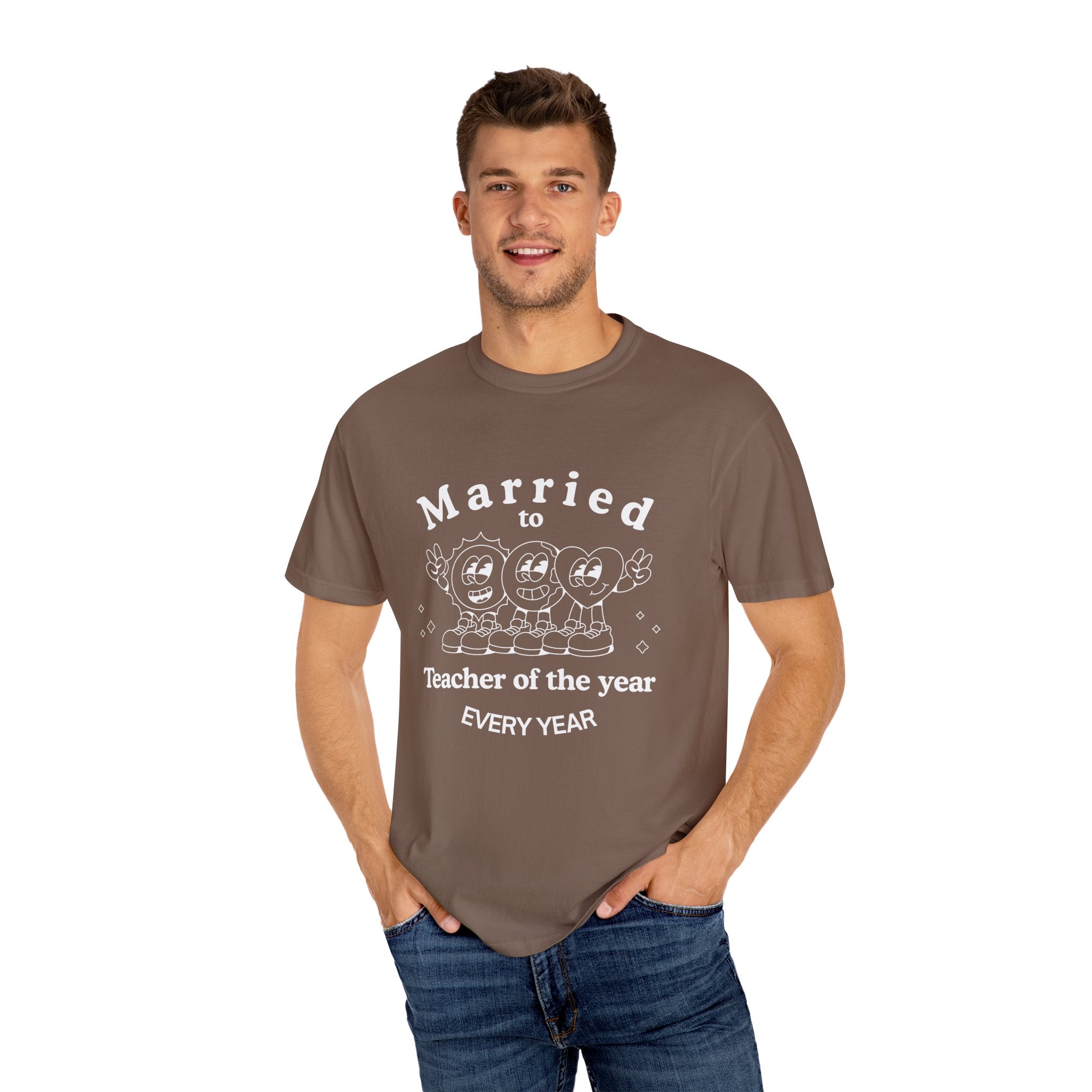 Married to Teacher of the Year T-Shirt — Funny Homeschool dad shirt