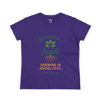 Rooted in Faith Women's Tee — "Growing in Knowledge" Colossians 2:7 Christian T-Shirt