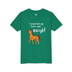 Youth Tee - 'I Would But My Horse Said Neigh' Cute Ornamental Horse