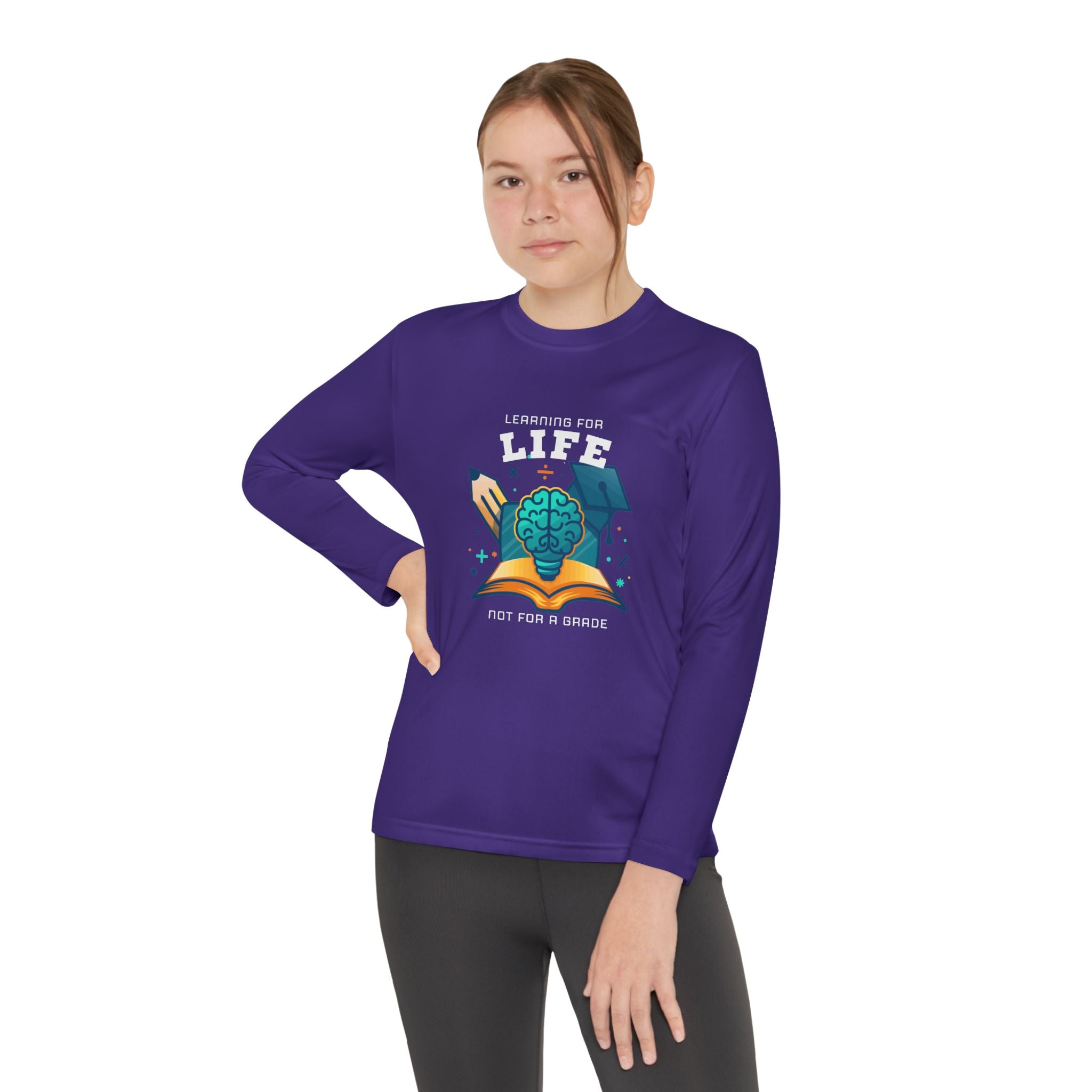 Learning for Life Youth Long Sleeve Tee — Life Learner