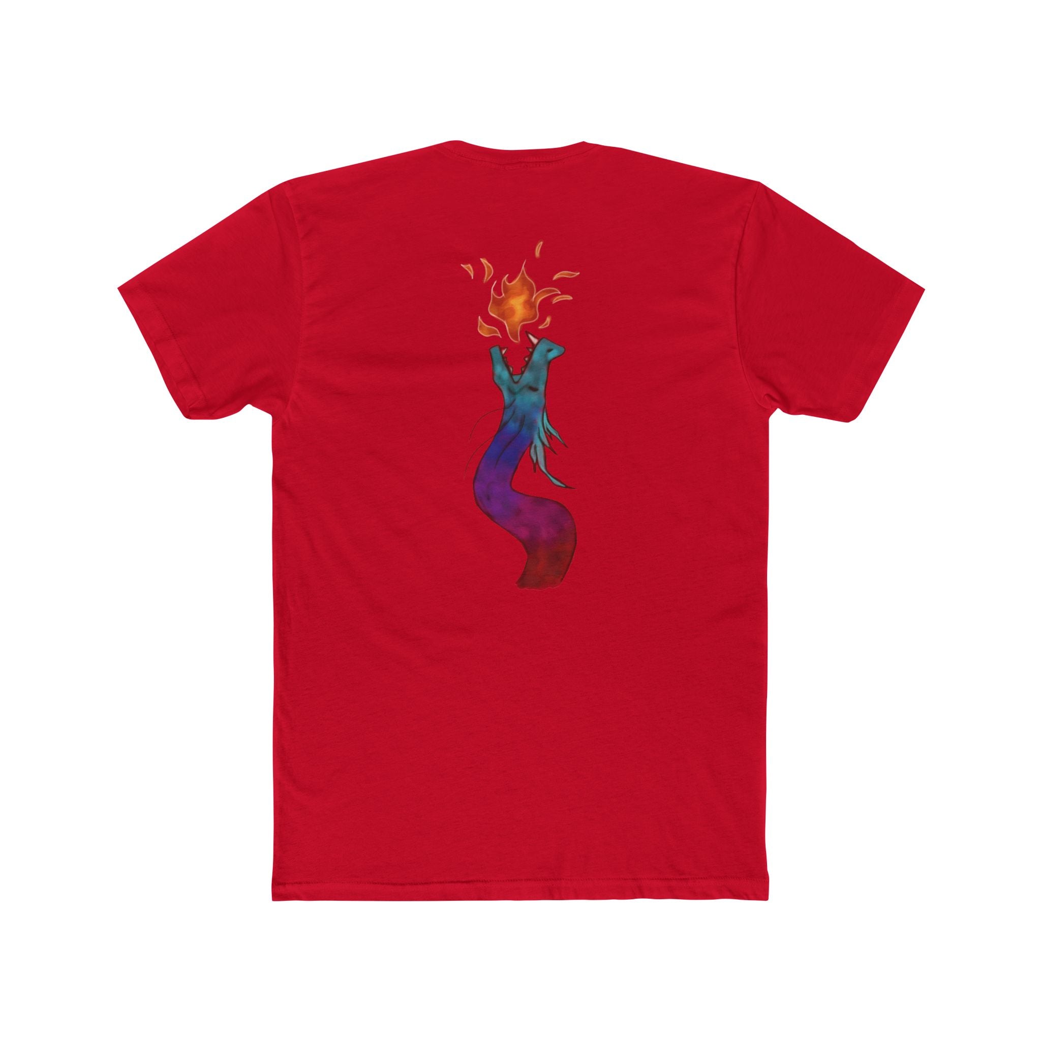 Mystical dragon Tee — Colorful Watercolor look