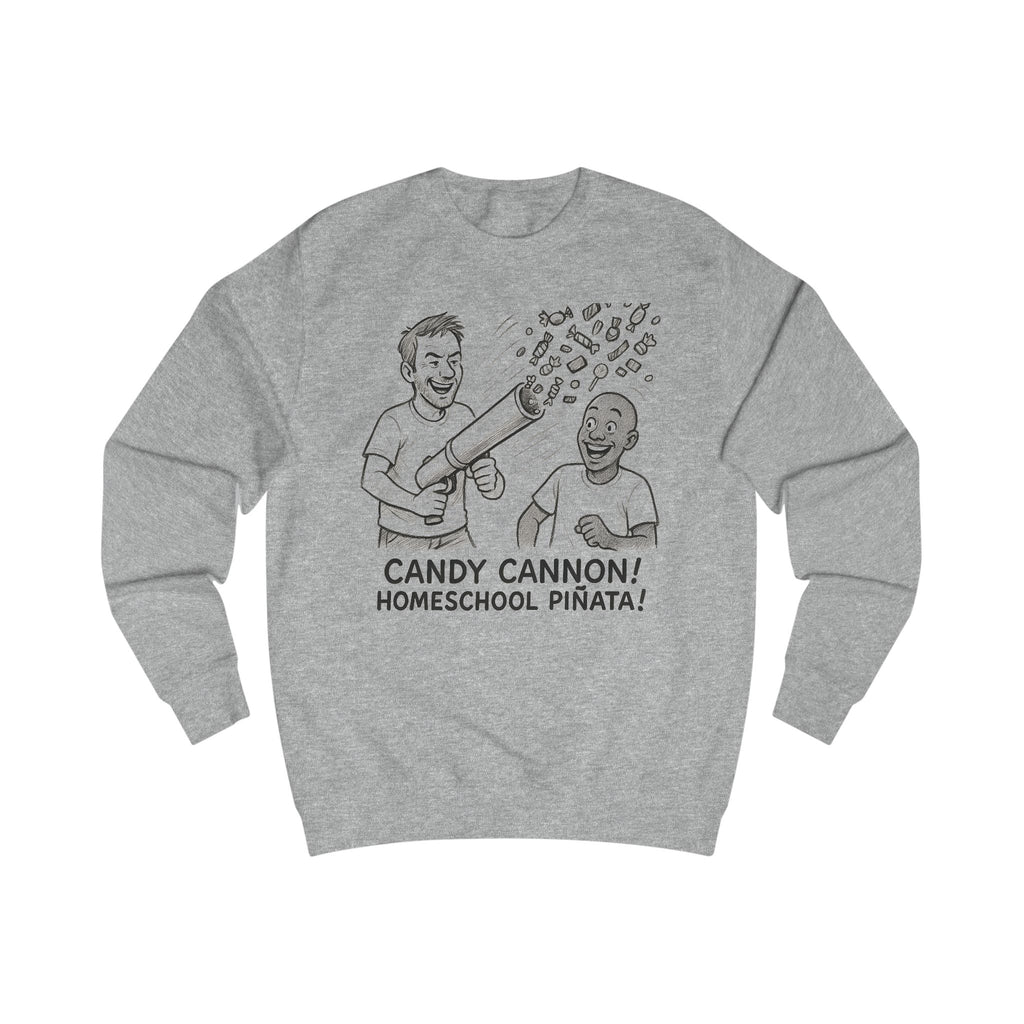 Candy Cannon Sweatshirt — Homeschool Piñata Graphic Crewneck