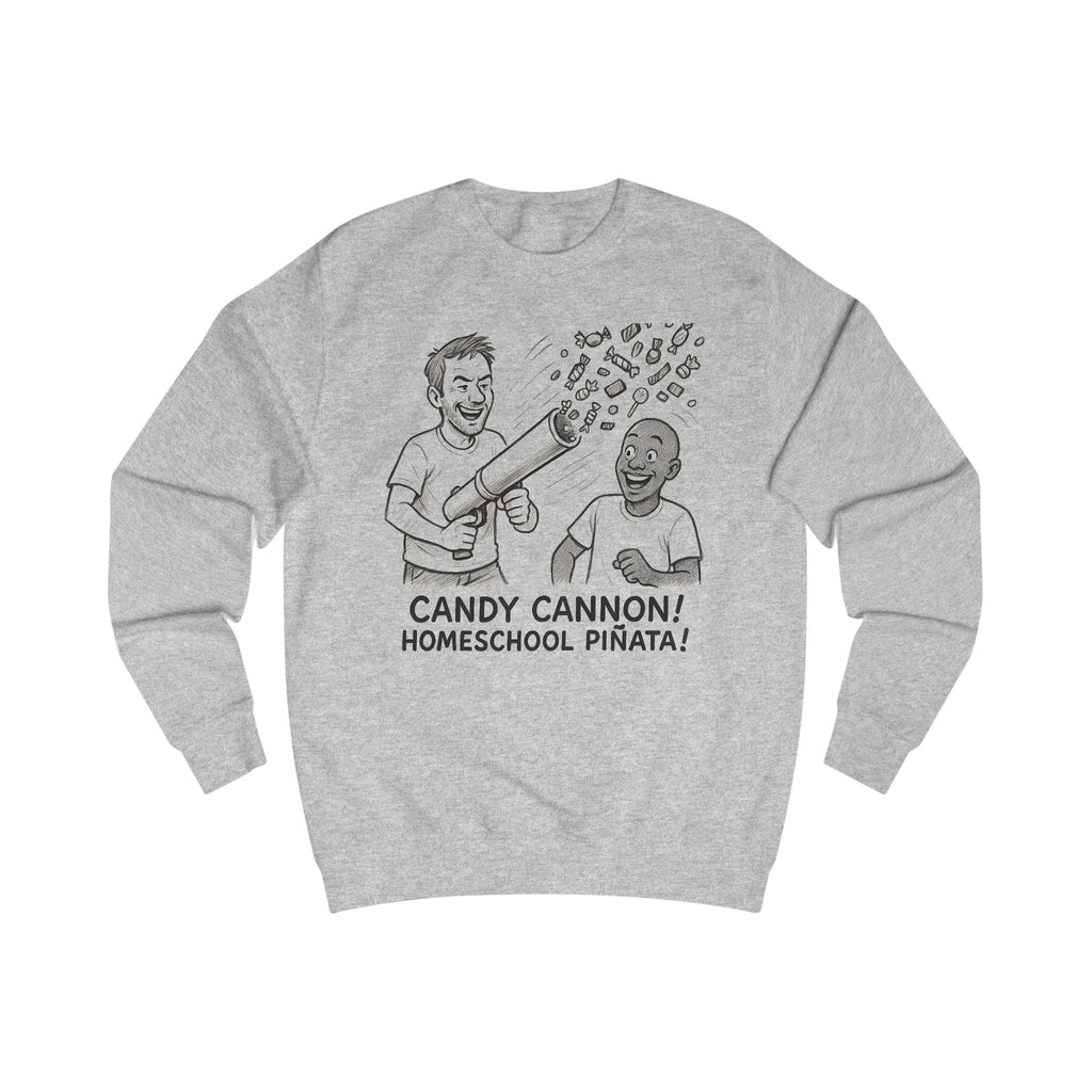 Candy Cannon Sweatshirt — Homeschool Piñata Graphic Crewneck