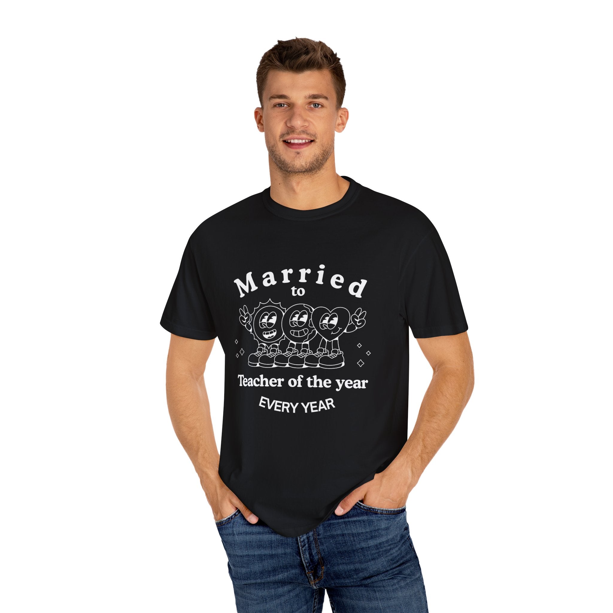 Married to Teacher of the Year T-Shirt — Funny Homeschool dad shirt