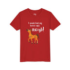 Youth Tee - 'I Would But My Horse Said Neigh' Cute Ornamental Horse