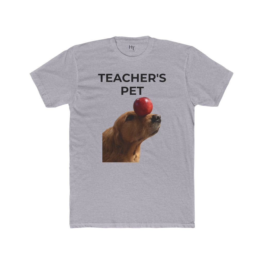 Teacher's Pet T-Shirt — Cute Dog Balancing Apple Tee for Teachers & Students