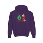 Youth Christmas Hoodie "67 Merry Christmas" Cute Santa Puppy Design