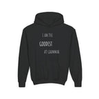 Youth Hoodie – “I Am the Goodest at Grammar” Funny Kids Sweatshirt