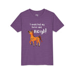 Youth Tee - 'I Would But My Horse Said Neigh' Cute Ornamental Horse