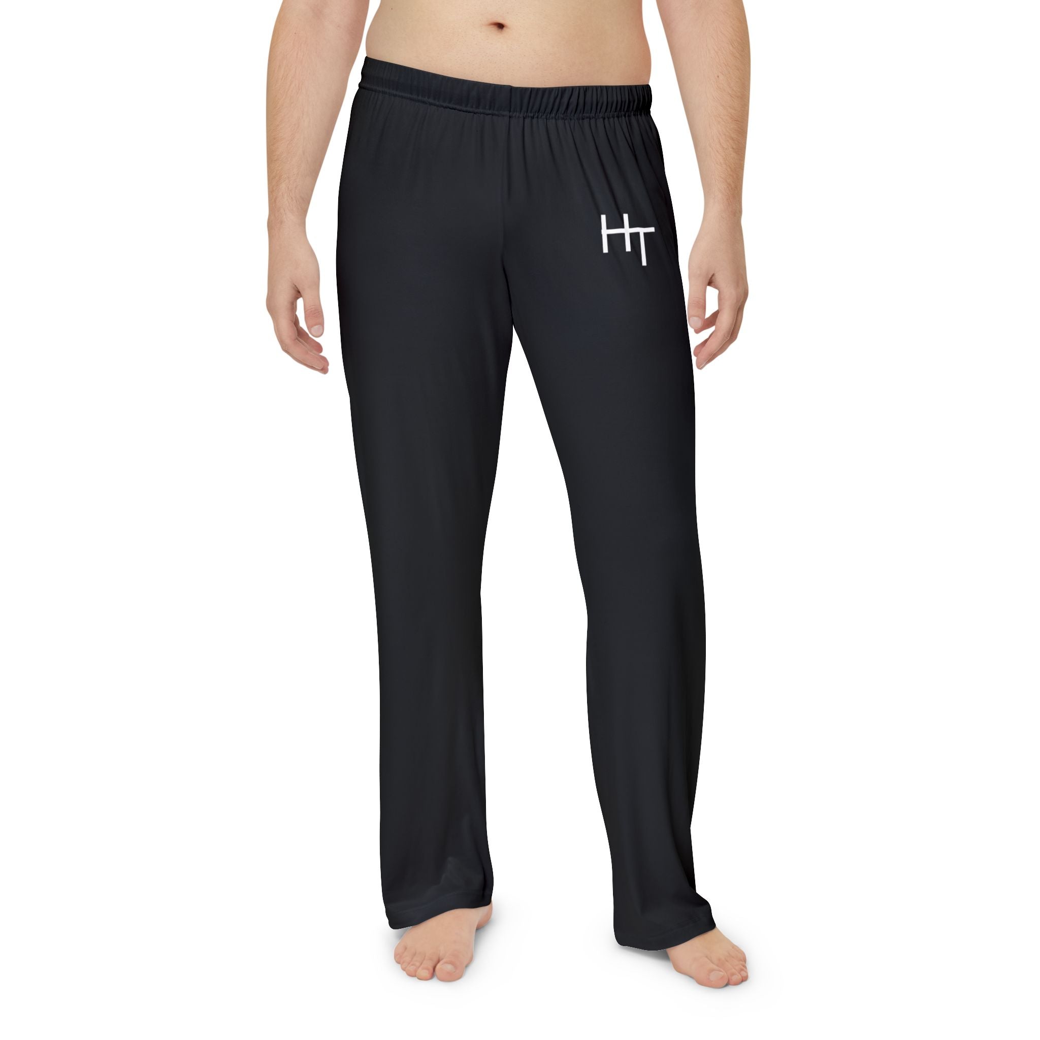 Minimalist Men's Black Pajama Pants — Loungewear
