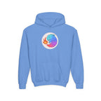 Youth Hoodie — Colorful Fire-Breathing Dragon Graphic