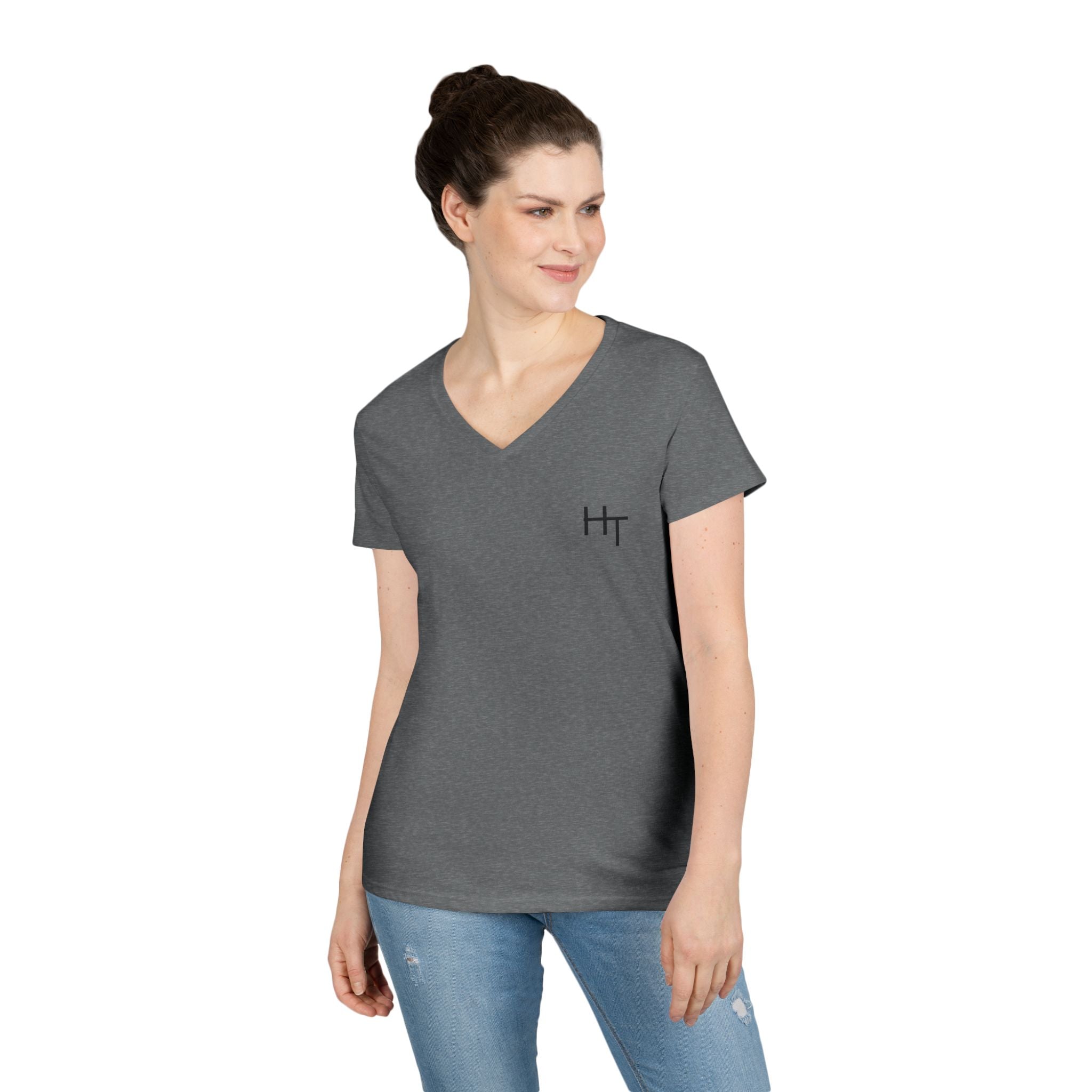 Minimalist Ladies' V-Neck T-Shirt