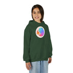 Youth Hoodie — Colorful Fire-Breathing Dragon Graphic