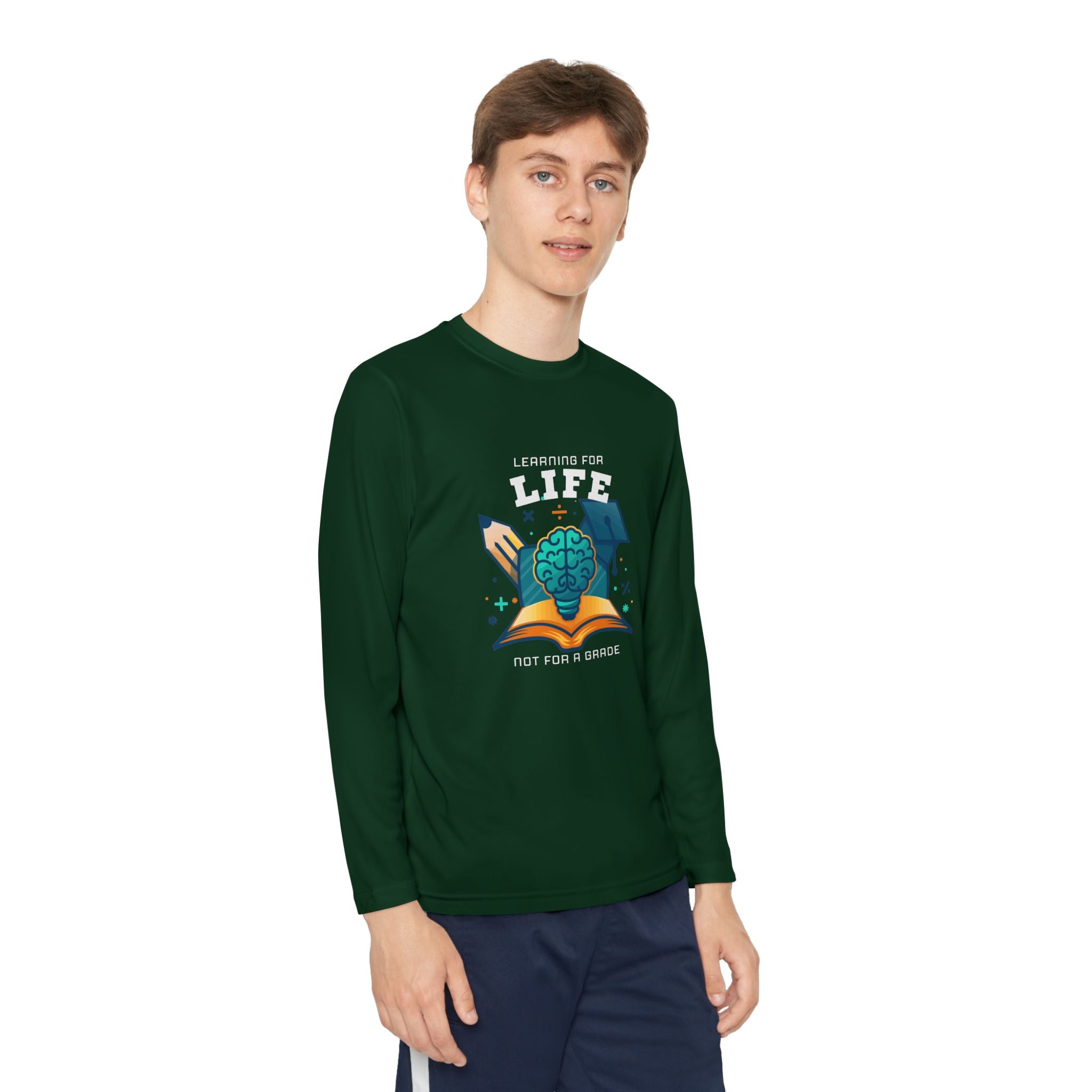 Learning for Life Youth Long Sleeve Tee — Life Learner