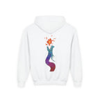 Youth Hoodie — Colorful Fire-Breathing Dragon Graphic