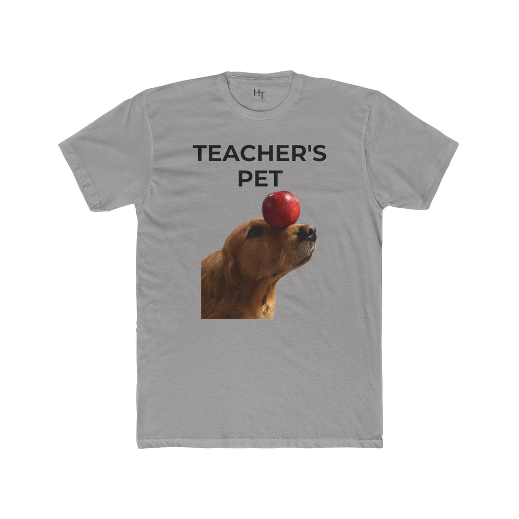 Teacher's Pet T-Shirt — Cute Dog Balancing Apple Tee for Teachers & Students